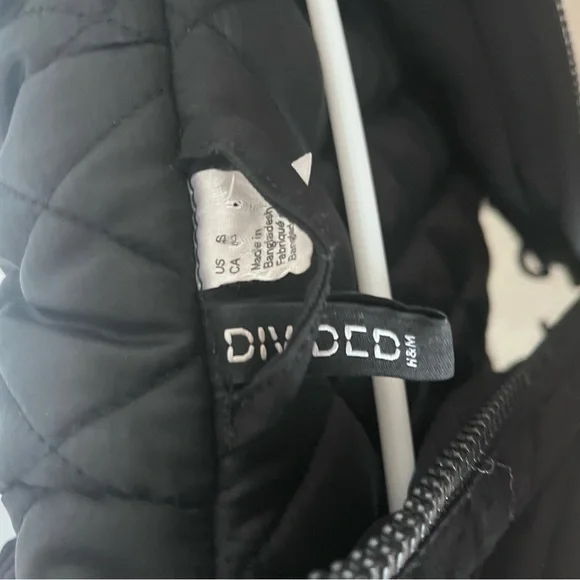 H&M divided winter coat with removable fur hood - Picture 4 of 8